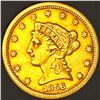 1856-O $2.50 Gold Quarter Eagle NEARLY UNC