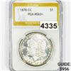 1878-CC Morgan Silver Dollar PGA - MS63+