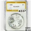 2000 Silver Eagle Dollar PGA - MS70