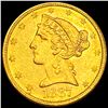1887-S $5 Gold Half Eagle UNCIRCULATED