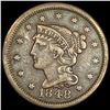 1848 Braided Hair Large Cent NEARLY UNCIRCULATED