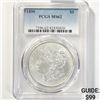 1890 Morgan Silver Dollar PCGS - MS62