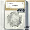 1880-S Morgan Silver Dollar PGA - MS65