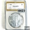 1991 Silver Eagle PGA - MS70