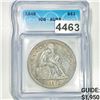 1849 Seated Liberty Dollar ICG - AU53