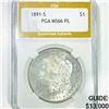 1891-S Morgan Silver Dollar PGA - MS66 PL
