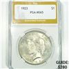 1923 Silver Peace Dollar PGA - MS65