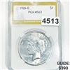 1926-D Silver Peace Dollar PGA - MS63