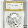 1923-S Silver Peace Dollar PGA - MS64