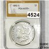 1892-S Morgan Silver Dollar PGA - AU55+