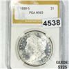 1880-S Morgan Silver Dollar PGA - MS65