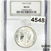 Image 1 : 1941-D Walking Liberty Half Dollar NGC - MS65