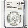 Image 1 : 1902-O Morgan Silver Dollar NGC - MS62