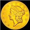 1852 $20 Gold Double Eagle NEARLY UNCIRCULATED