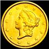 Image 1 : 1852 Rare Gold Dollar UNCIRCULATED
