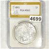 1921-S Morgan Silver Dollar ANACS - MS62