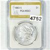 1922 Dallas Hoard Silver Peace Dollar ICG - MS65