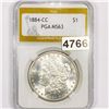 Image 1 : 1884-O Morgan Silver Dollar ANACS - MS65