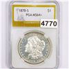 1887 Morgan Silver Dollar PCGS - MS65