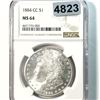 1893-CC Morgan Silver Dollar PGA - XF45