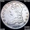 1836 Capped Bust Half CHOICE AU