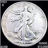 1921-D Walking Liberty Half Dollar CHOICE AU