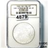 Image 1 : 1887 VAM-12 DDO Gator Morgan Silver Dollar NGC -