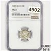 Image 1 : 1942/41-D Morgan Silver Dime NGC - VF25