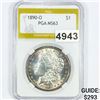 1890-O Morgan Silver Dollar PGA - MS63