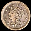 1849 Braided Hair Large Cent NEARLY UNCIRCULATED