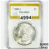 1888-S Morgan Silver Dollar PGA - MS63