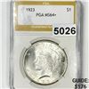 1923 Silver Peace Dollar PGA - MS64+