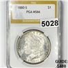 1880-S Morgan Silver Dollar PGA - MS66