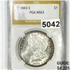 1883-S Morgan Silver Dollar PGA - MS63