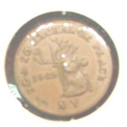 New York, NY. Civil War Token.