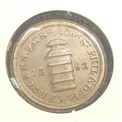 Philadelphia, PA. Civil War Token.