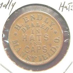 Mansfield, Ohio. Civil War Token.
