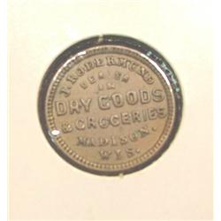 Madison, Wisc. Civil War token.