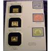 Image 2 : (3) 22K Gold Stamps & Covers