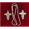 Image 1 : 2-Sterling Silver Crosses