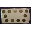 Image 2 : Set Circulated Silver War Nickels.