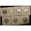 Image 2 : (7) 1964-66 Canadian Quarters. BU.
