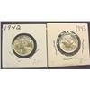 Image 1 : 1942P & 43P Mercury Dimes. BU.