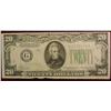 Image 1 : Series 1934 $20-Dollar Federal Reserve Note.