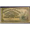 Image 1 : 1900 Dominion of Canada .25c- Note.