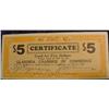 Image 1 : 1933 $5. Depression Script Clarinda, Iowa