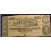 Image 1 : 1864 Confederate States $10. Note