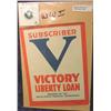 Image 1 : WWI Victory Loan Window Poster and Button.