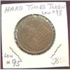 Image 1 : Hard Times Token, Merchants Exchange Bldg.