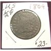 Image 1 : 1809 US Half Cent.  Fine Detail but Porous.